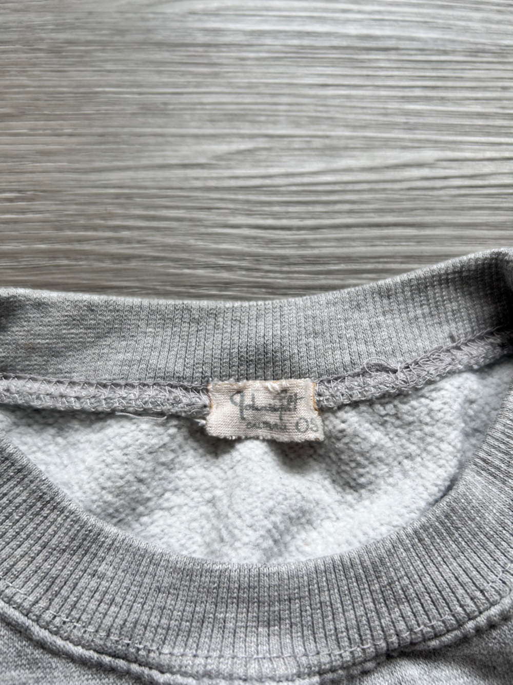 John Galt Gray Crewneck sweatshirt with Green "MALIBU" Lettering - OS - Picture 2 of 4